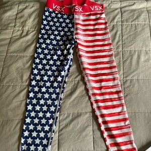 Victoria’s Secret sport leggings American flag